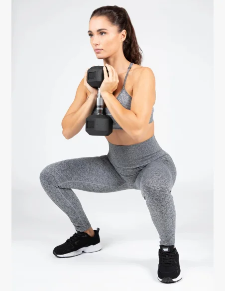 Gorilla Wear Leggings da donna senza cuciture QUINCY Seamless - Grigio