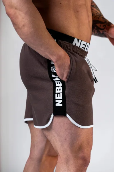 NEBBIA Pantaloncini da tuta HERO Marroni 2