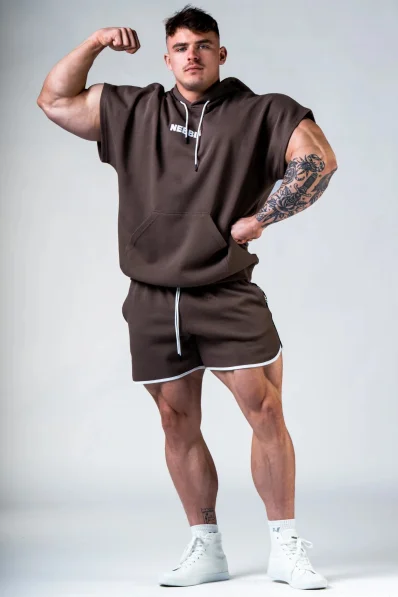 NEBBIA Pantaloncini da tuta HERO Marroni