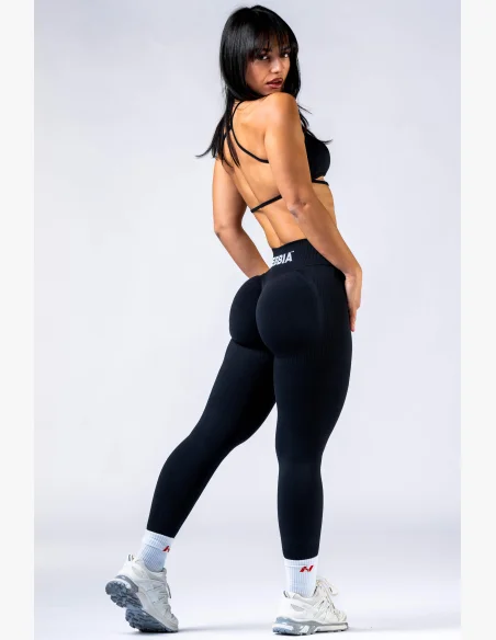 NEBBIA Open-back reggiseno sportivo POWER nero