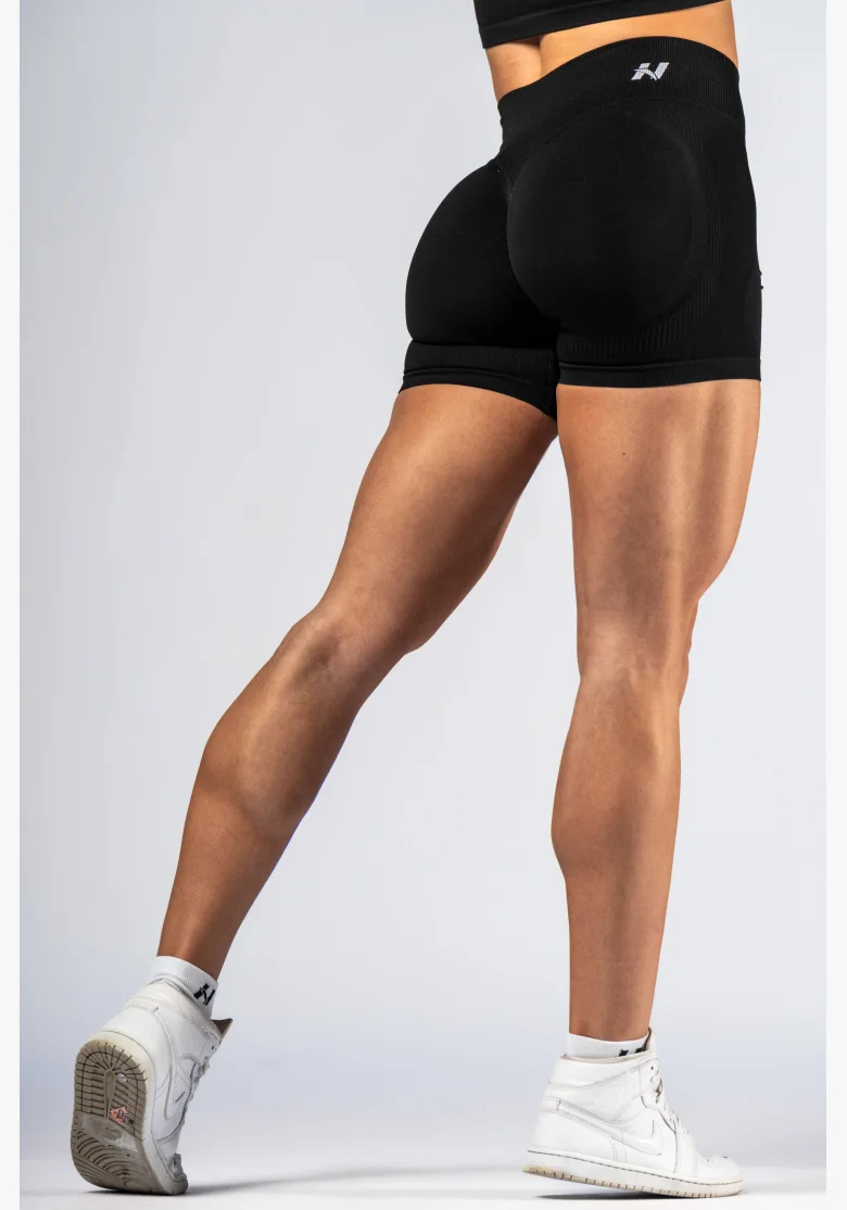 NEBBIA High-waist push-up shorts POWER neri
