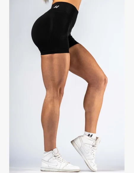 NEBBIA High-waist push-up shorts POWER neri