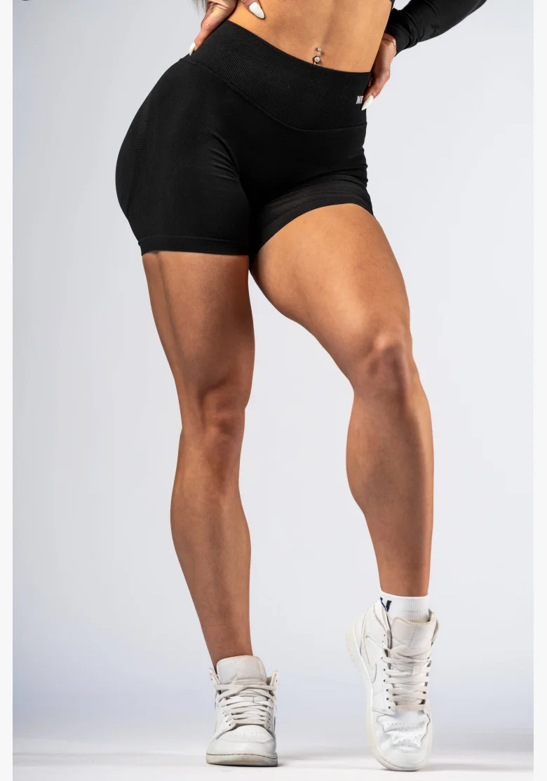 NEBBIA High-waist push-up shorts POWER neri
