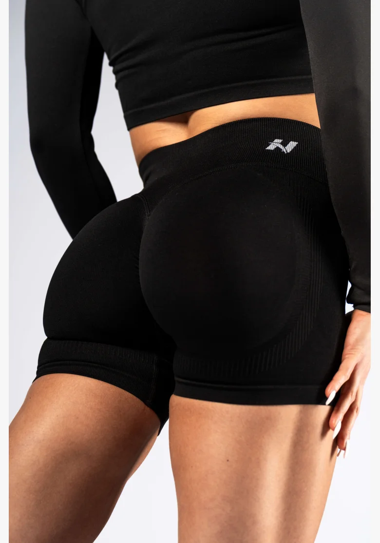 NEBBIA High-waist push-up shorts POWER neri