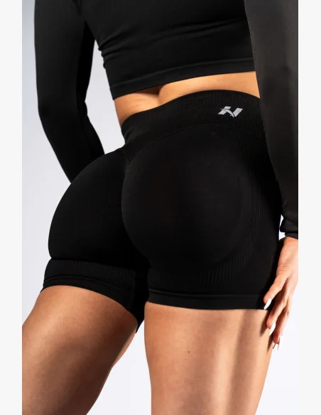 NEBBIA High-waist push-up shorts POWER neri