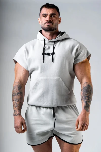 NEBBIA Top rag da allenamento HERO grigio