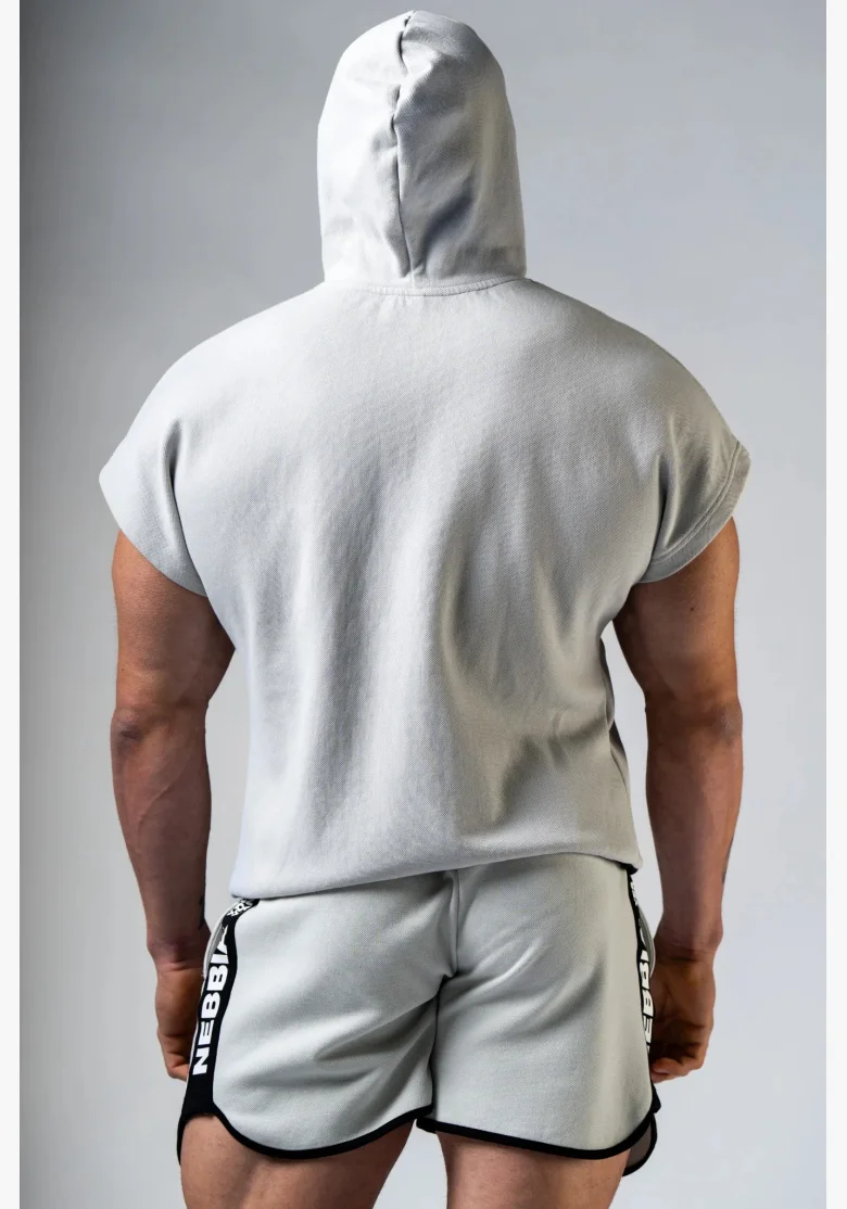 NEBBIA Top rag da allenamento HERO grigio