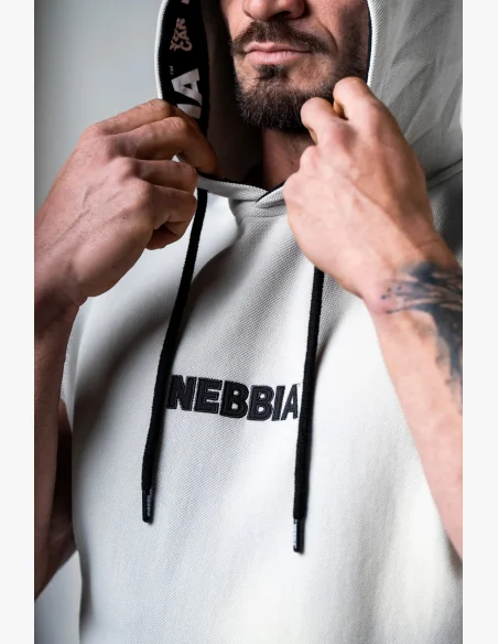 NEBBIA Top rag da allenamento HERO grigio