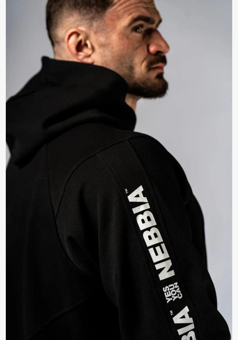 NEBBIA Felpa con cappuccio HERO nera