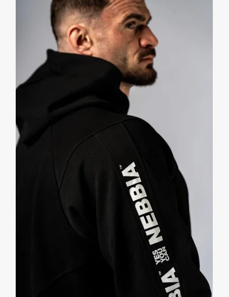 NEBBIA Felpa con cappuccio HERO nera