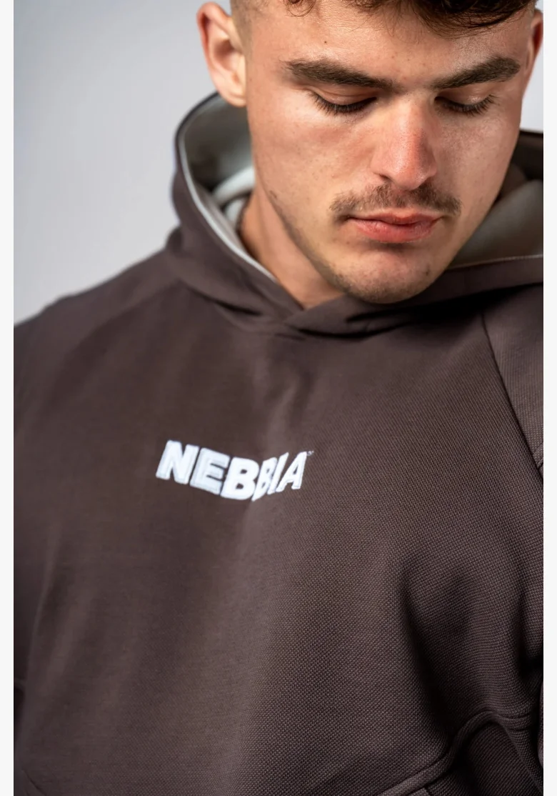 NEBBIA Felpa con cappuccio HERO marrone