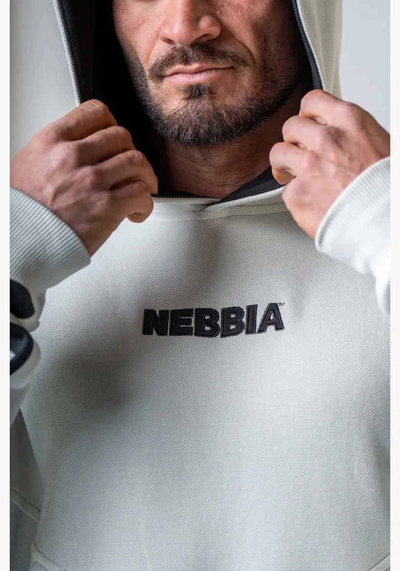 NEBBIA Felpa con cappuccio HERO grigia