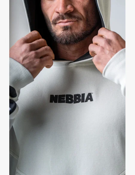 NEBBIA Felpa con cappuccio HERO grigia