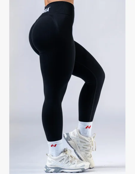 NEBBIA High-waist push-up leggings POWER nero