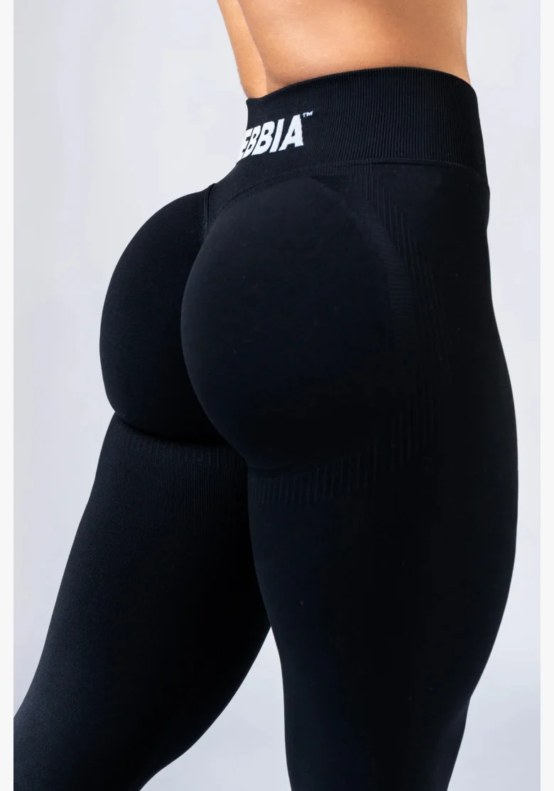 NEBBIA High-waist push-up leggings POWER nero