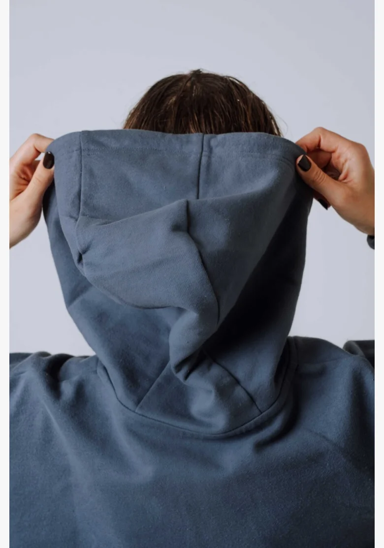 NEBBIA Zip Up con cappuccio POWER grigia
