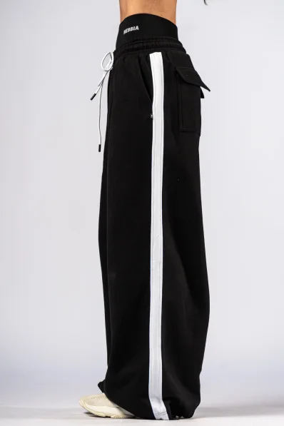 NEBBIA Oversized pantaloni da jogging POWER neri 2