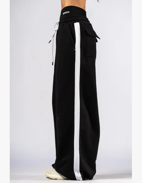 NEBBIA Oversized pantaloni da jogging POWER neri