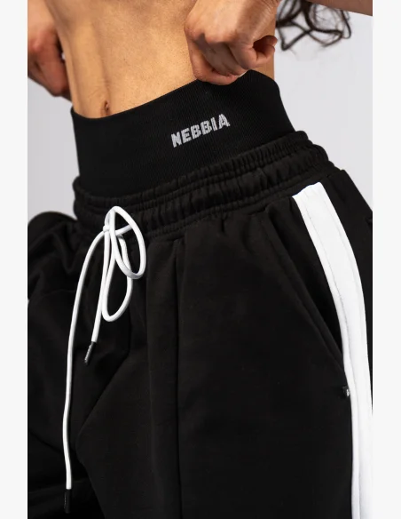 NEBBIA Oversized pantaloni da jogging POWER neri