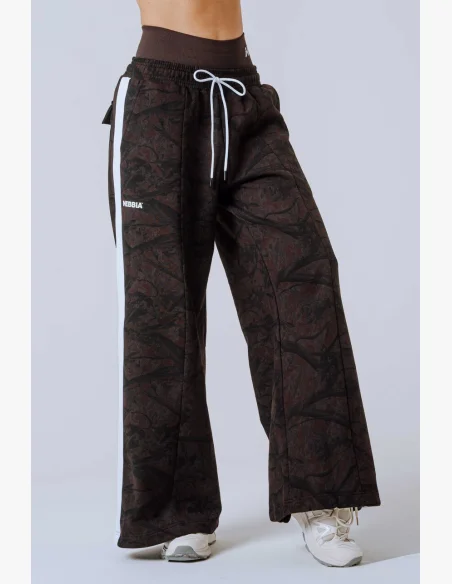 NEBBIA Oversized pantaloni da tuta POWER Camo scuri