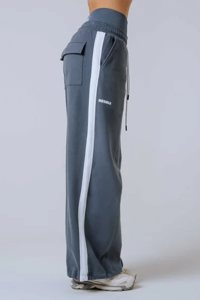 NEBBIA Oversized pantaloni da tuta POWER grigi 2