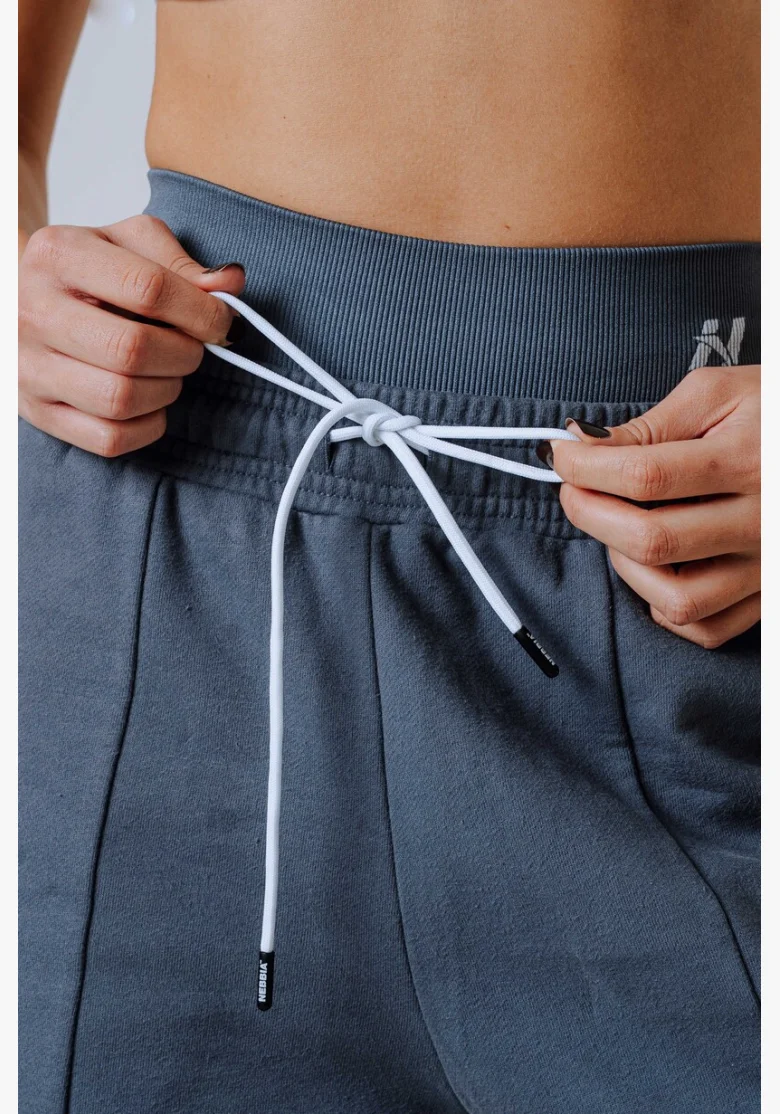 NEBBIA Oversized pantaloni da tuta POWER grigi
