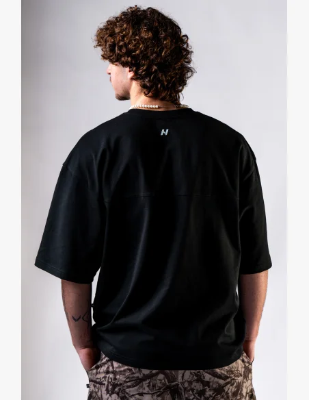 NEBBIA Maglietta Oversized POWER nera