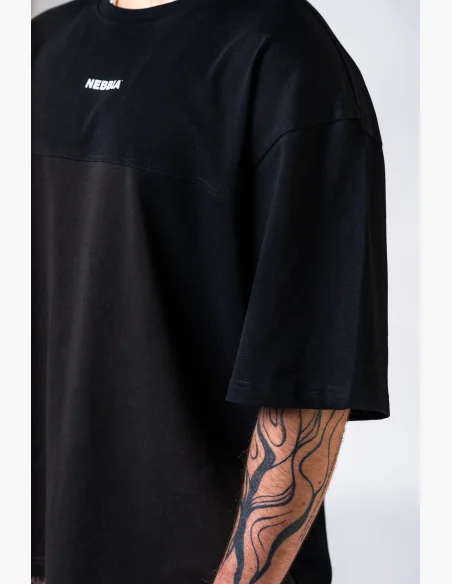 NEBBIA Maglietta Oversized POWER nera