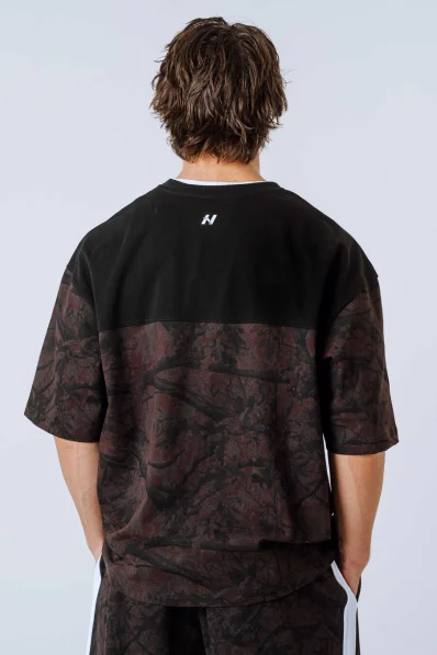 NEBBIA Oversized maglia POWER Camo scura 2