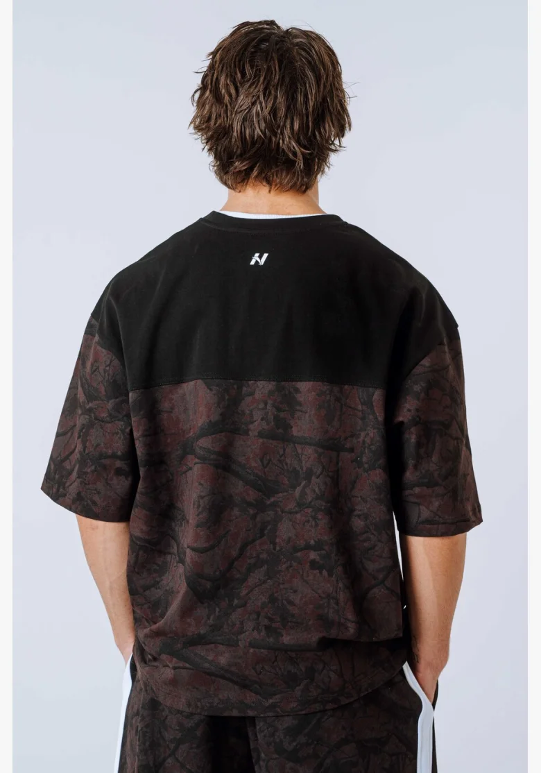 NEBBIA Oversized maglia POWER Camo scura