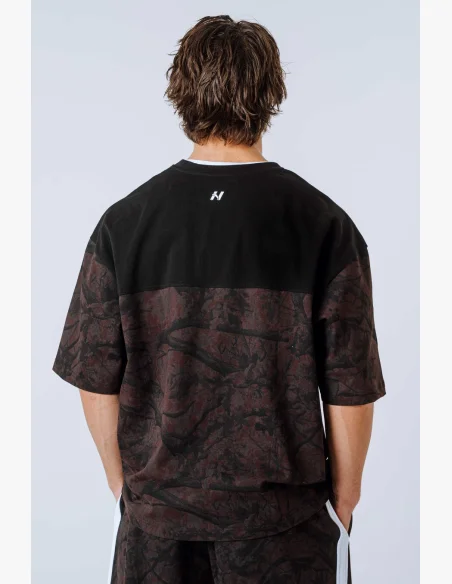 NEBBIA Oversized maglia POWER Camo scura