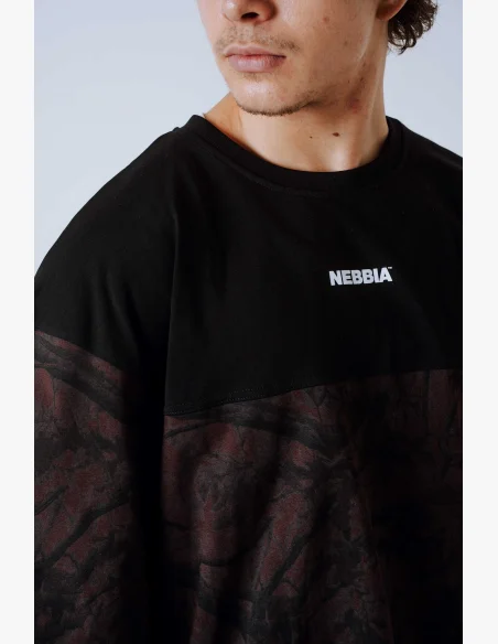 NEBBIA Oversized maglia POWER Camo scura