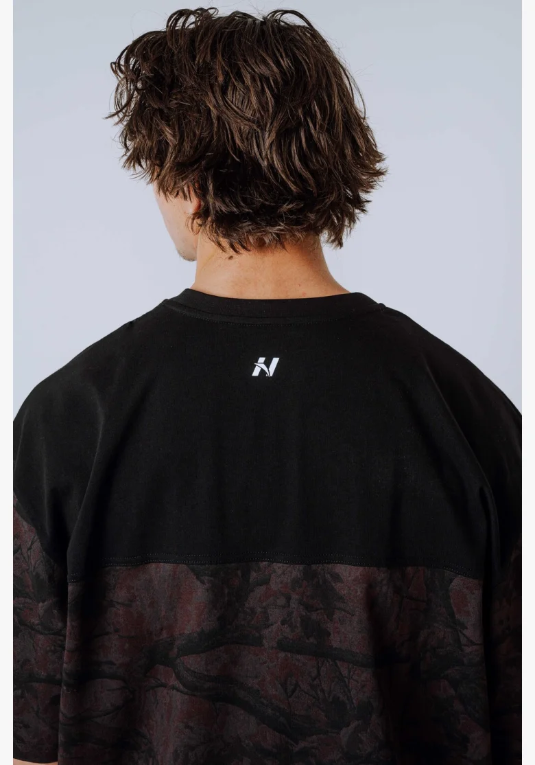 NEBBIA Oversized maglia POWER Camo scura