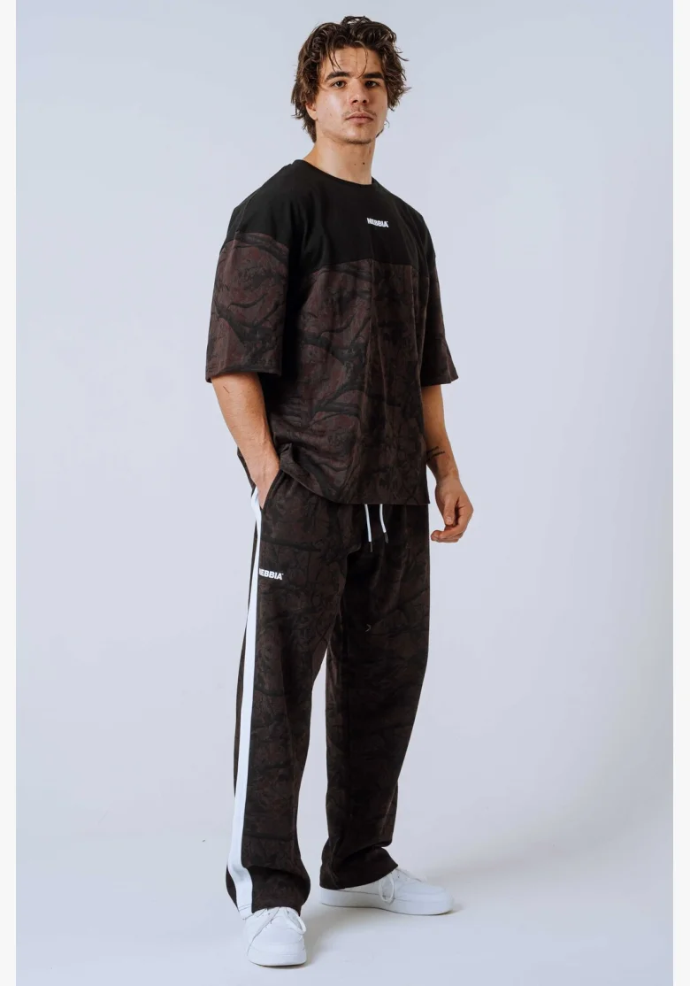NEBBIA Oversized maglia POWER Camo scura
