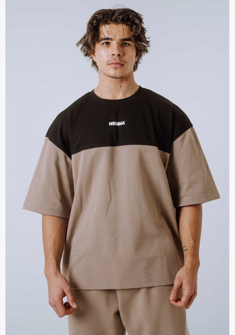 NEBBIA Maglietta Oversized POWER beige