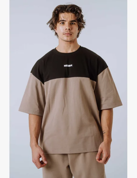NEBBIA Maglietta Oversized POWER beige