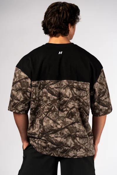 NEBBIA Oversized maglia POWER Camo pallido 2