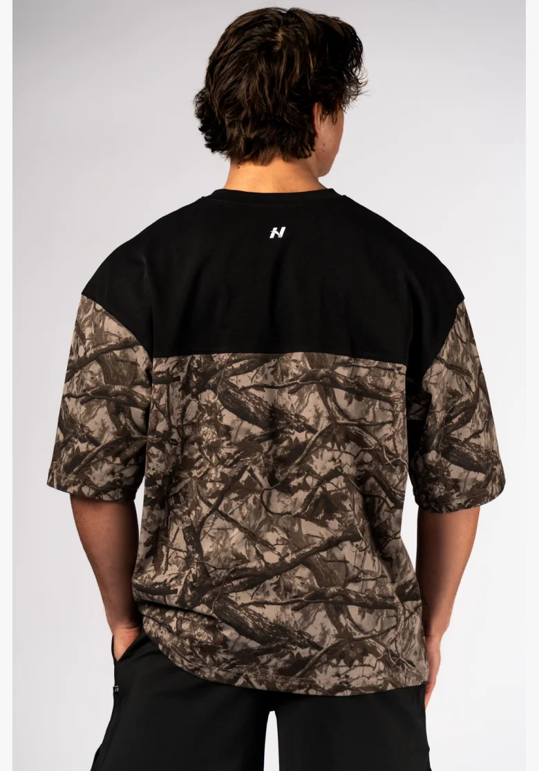 NEBBIA Oversized maglia POWER Camo pallido
