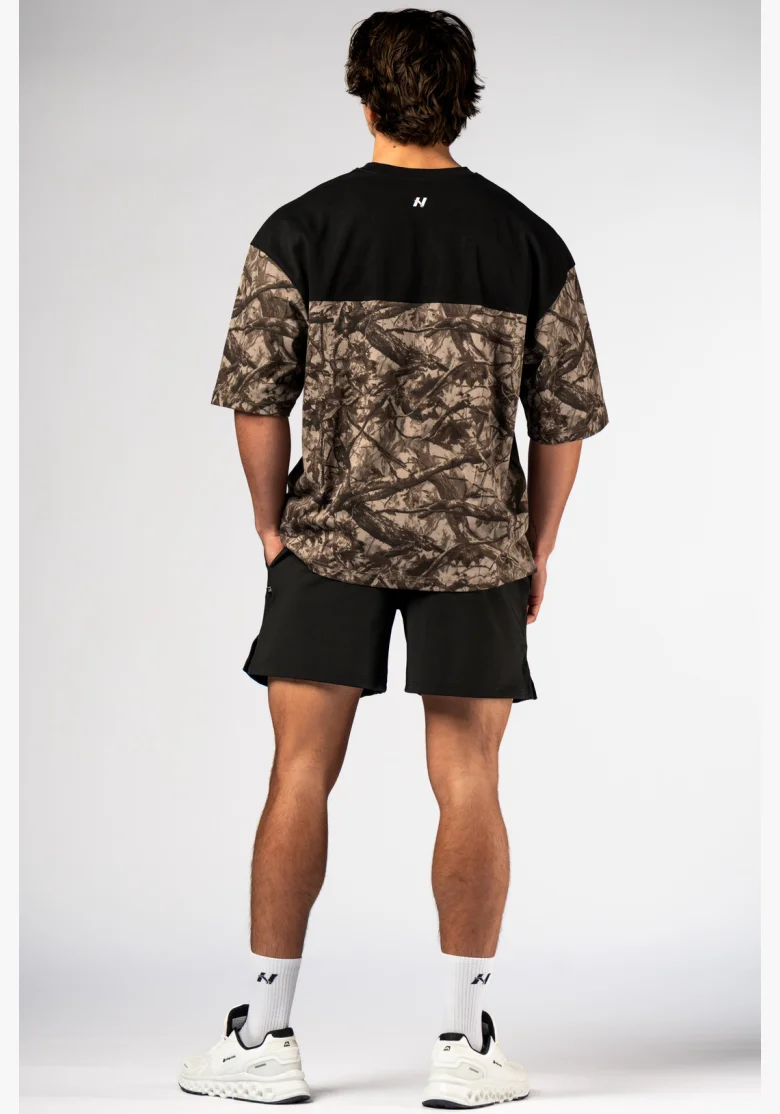 NEBBIA Oversized maglia POWER Camo pallido