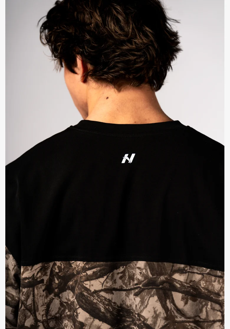 NEBBIA Oversized maglia POWER Camo pallido