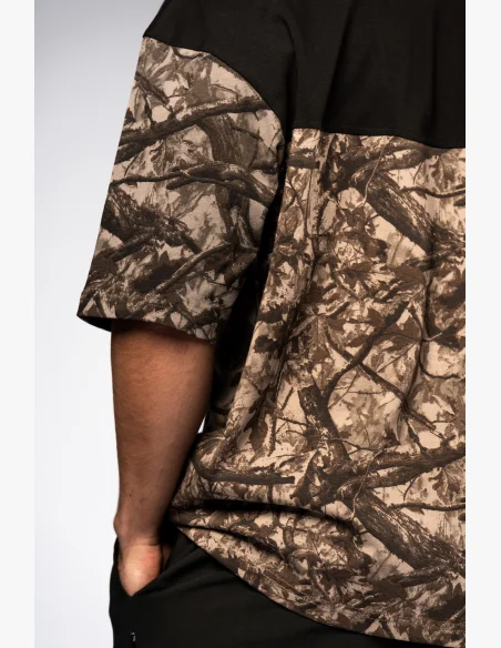 NEBBIA Oversized maglia POWER Camo pallido