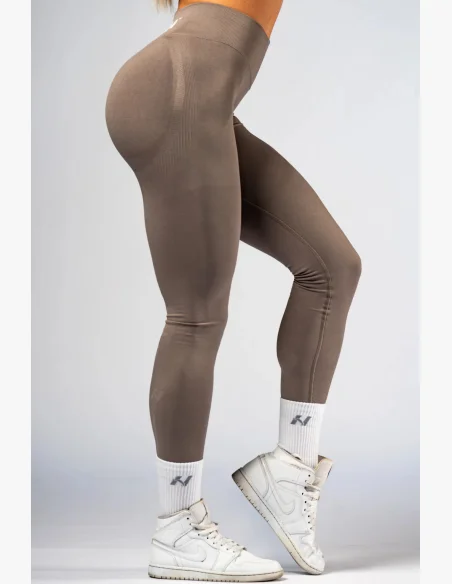 NEBBIA High-waist push-up leggings POWER beige