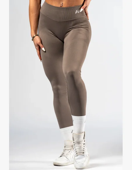 NEBBIA High-waist push-up leggings POWER beige