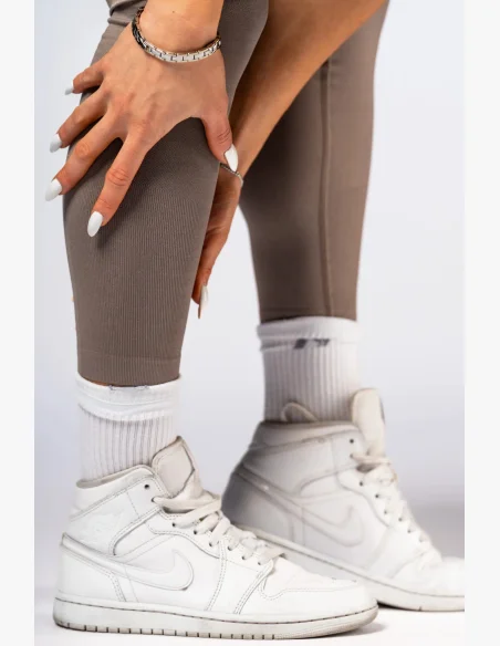 NEBBIA High-waist push-up leggings POWER beige