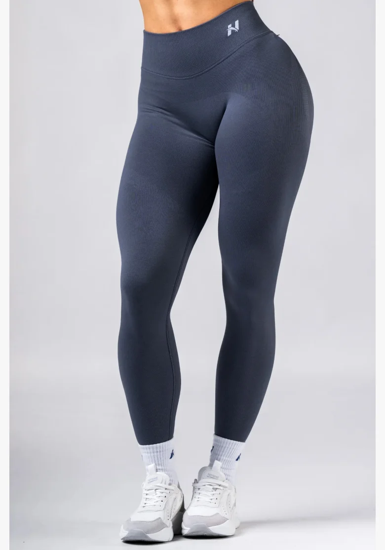 NEBBIA Leggings push-up a vita alta POWER grigi