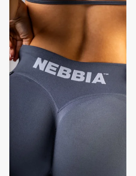 NEBBIA Leggings push-up a vita alta POWER grigi