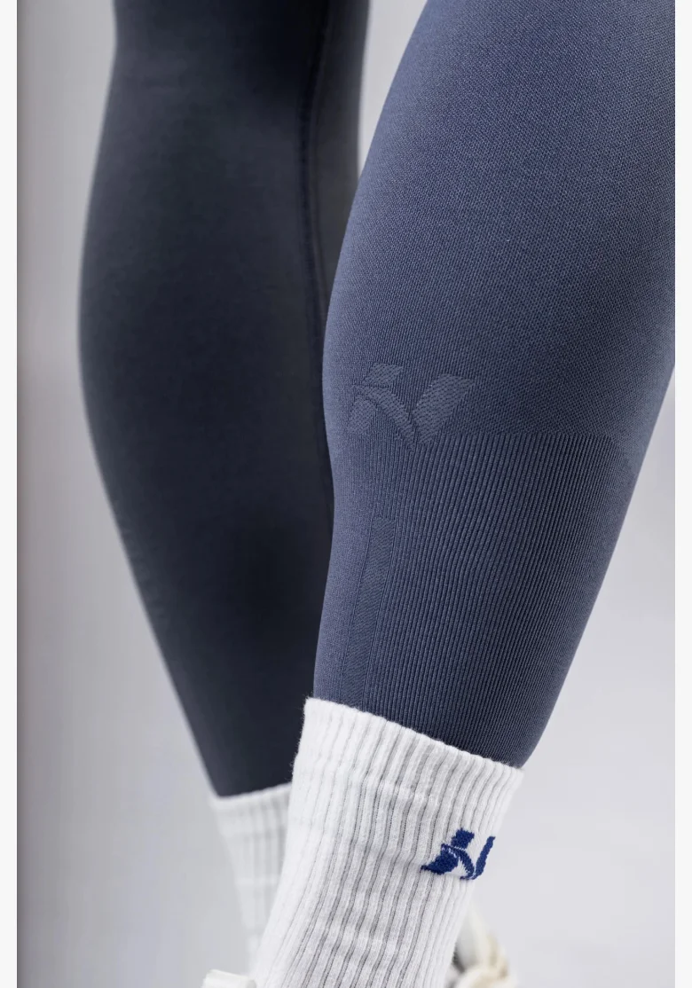 NEBBIA Leggings push-up a vita alta POWER grigi