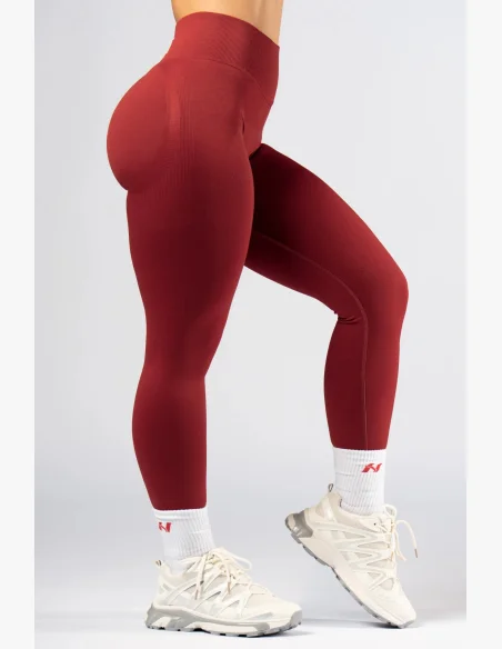 NEBBIA High-waist push-up leggings POWER rosse
