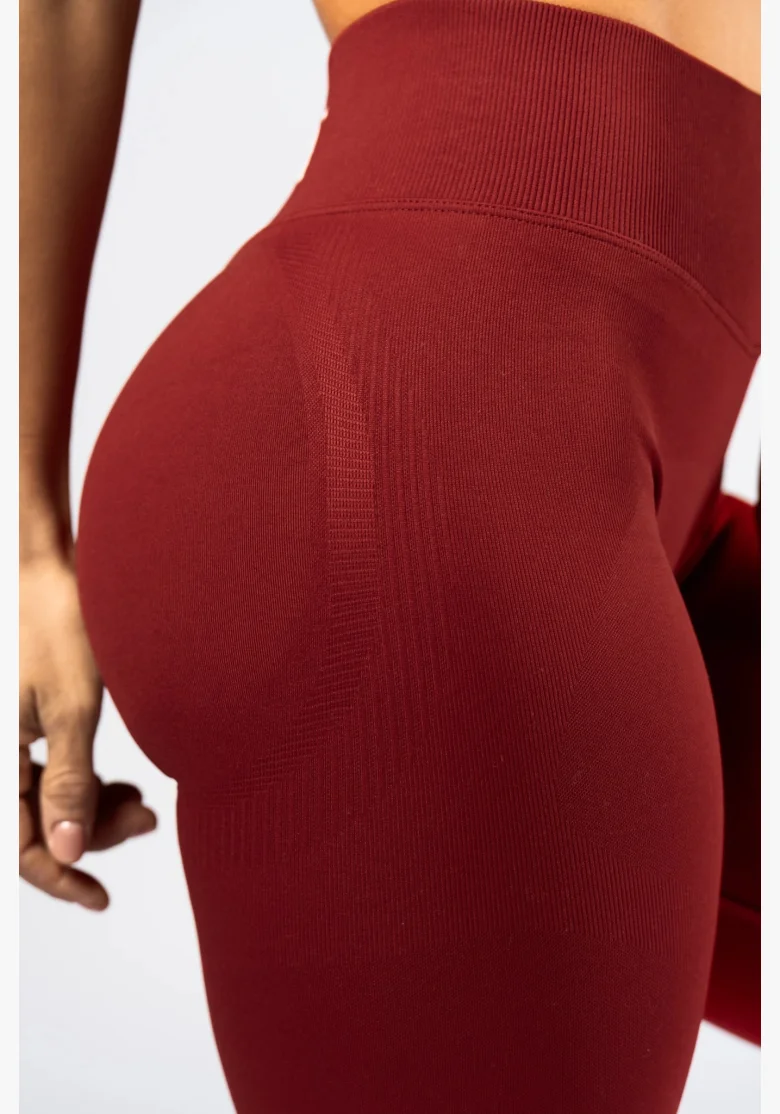 NEBBIA High-waist push-up leggings POWER rosse