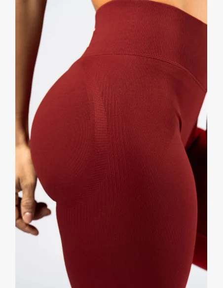 NEBBIA High-waist push-up leggings POWER rosse